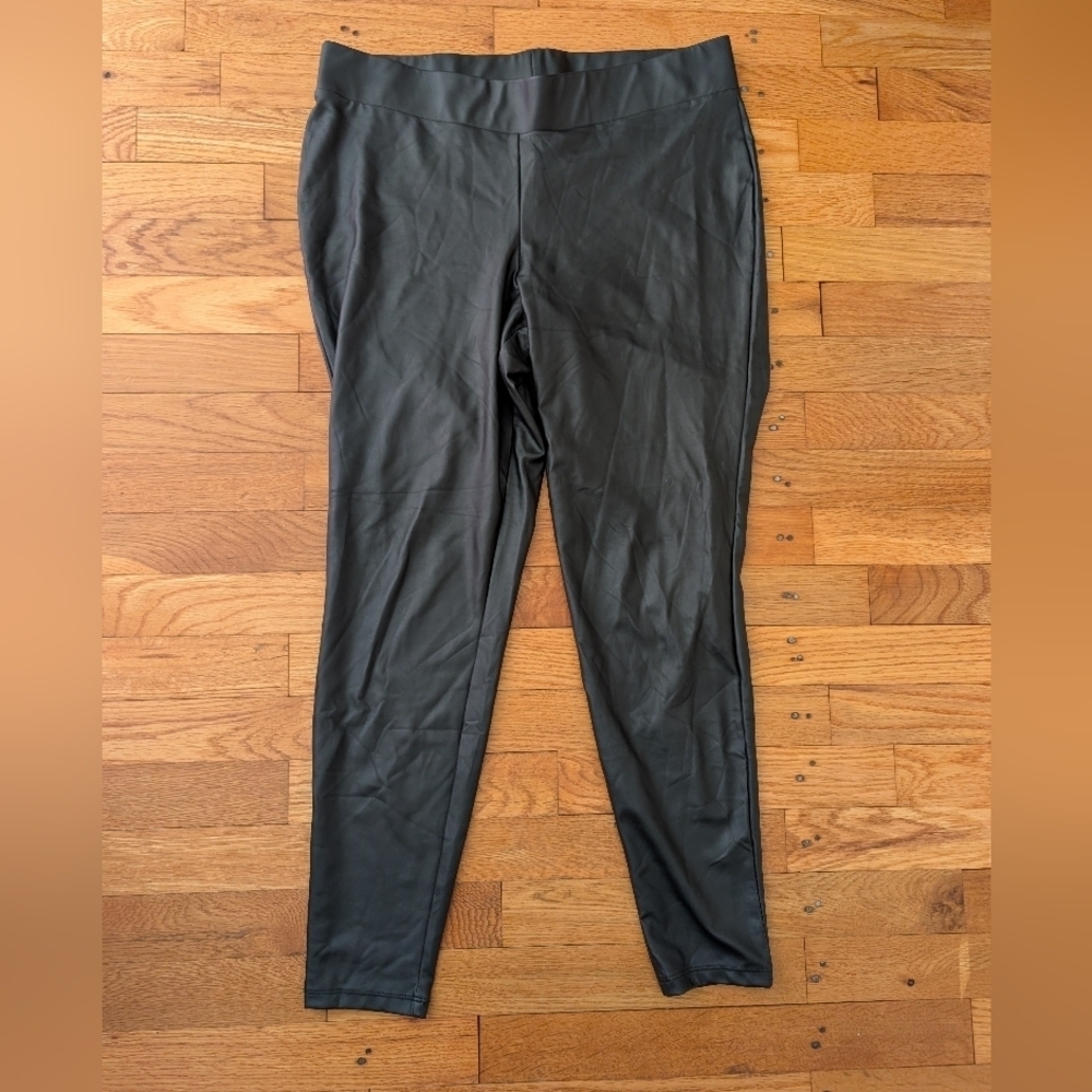 Torrid Black Faux Leather Leggings